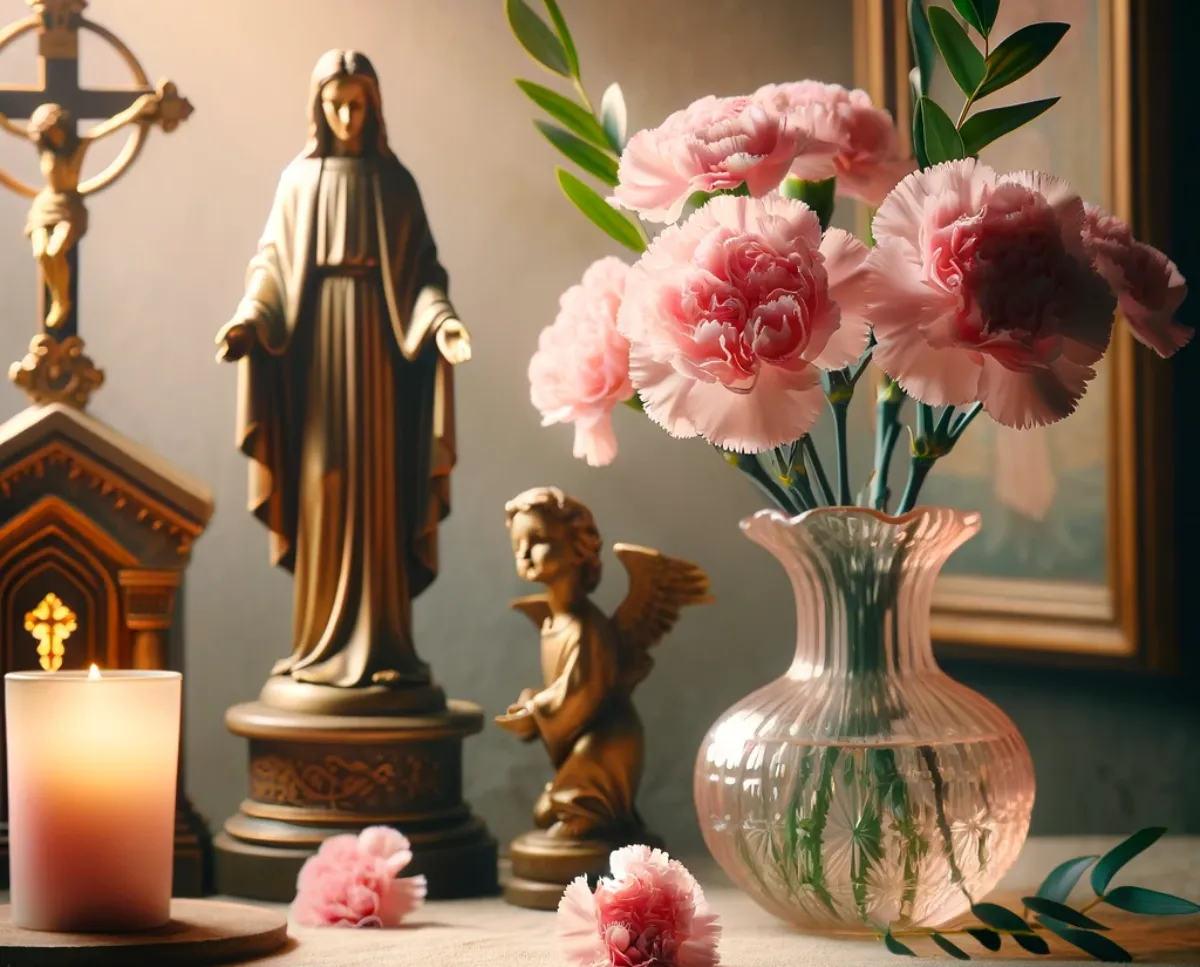 carnations in Feng Shui during Holy Week